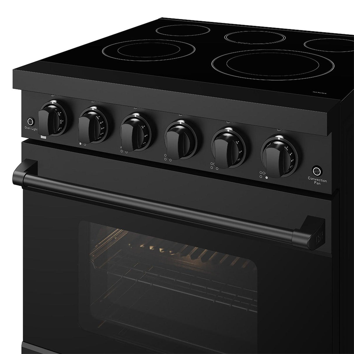 30 Inch Professional Electric Range With Precision Knob Control In Black Gordon Ramsay Series