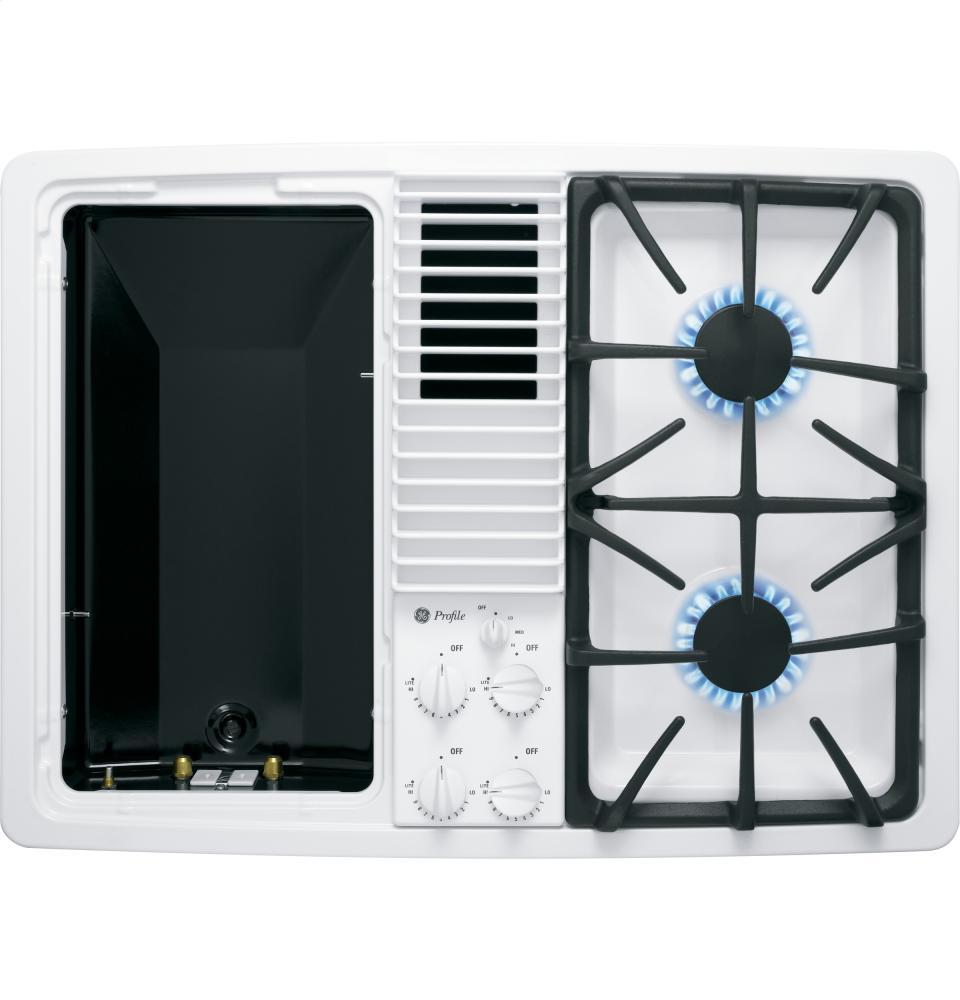 GE Profile Series Built-In Downdraft Gas Modular Cooktop