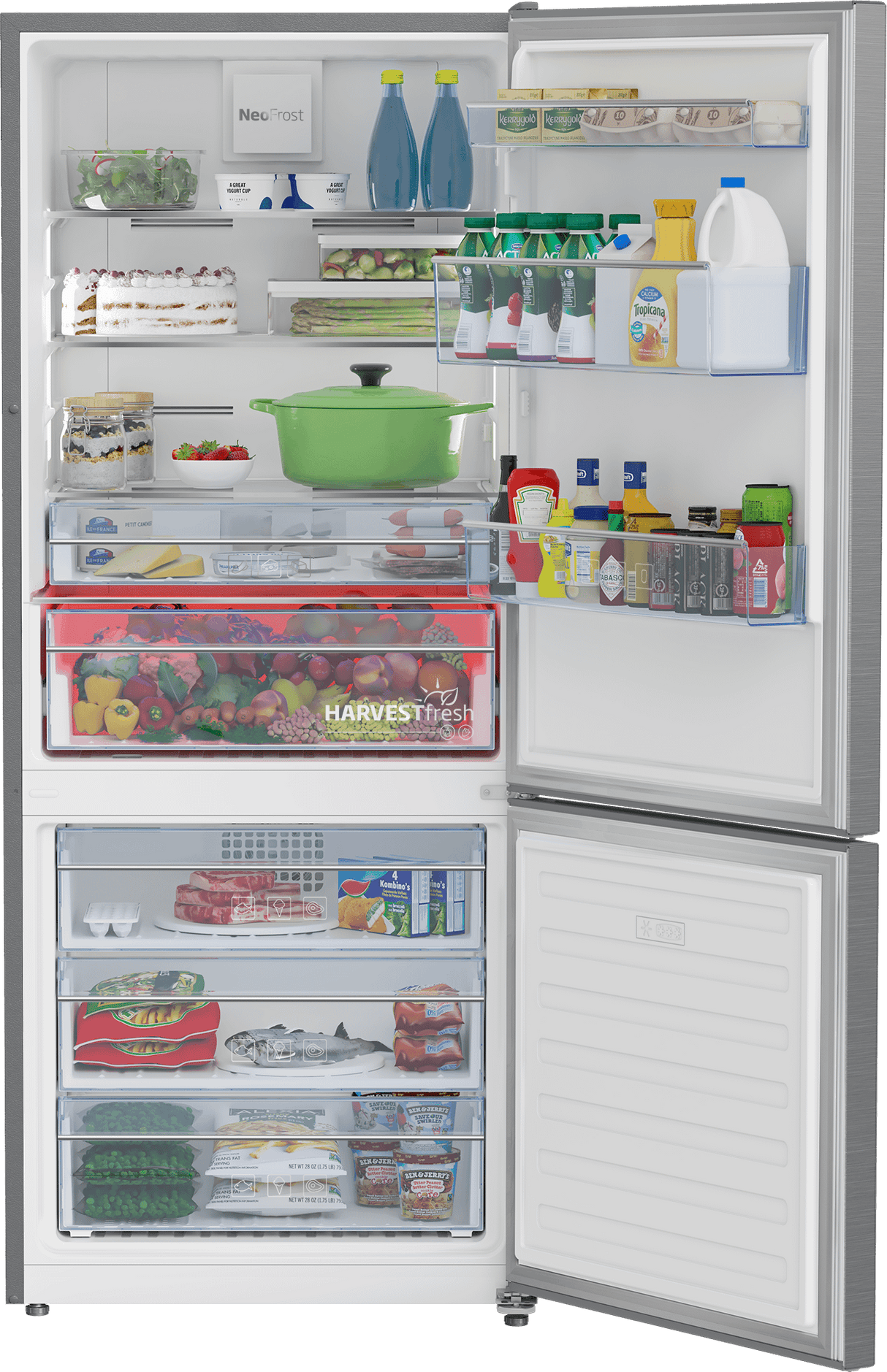 28" Bottom Freezer Refrigerator