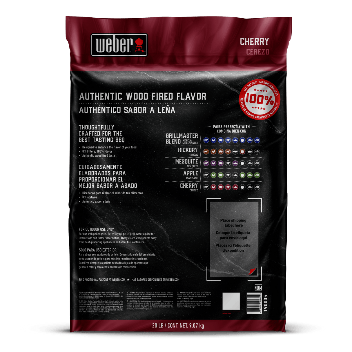 Cherry All-Natural Hardwood Pellets