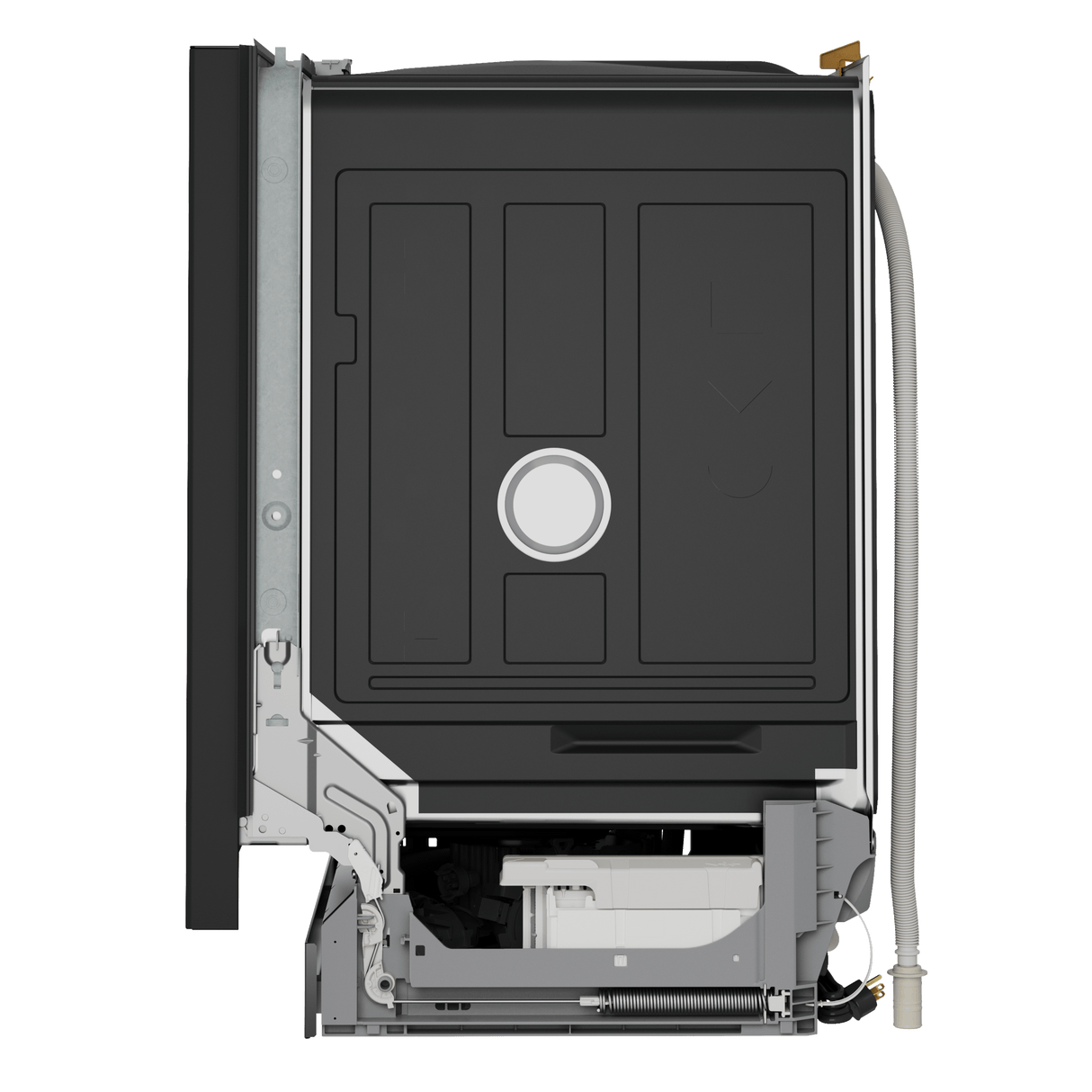 300 Series, built-under dishwasher, 24'', Black