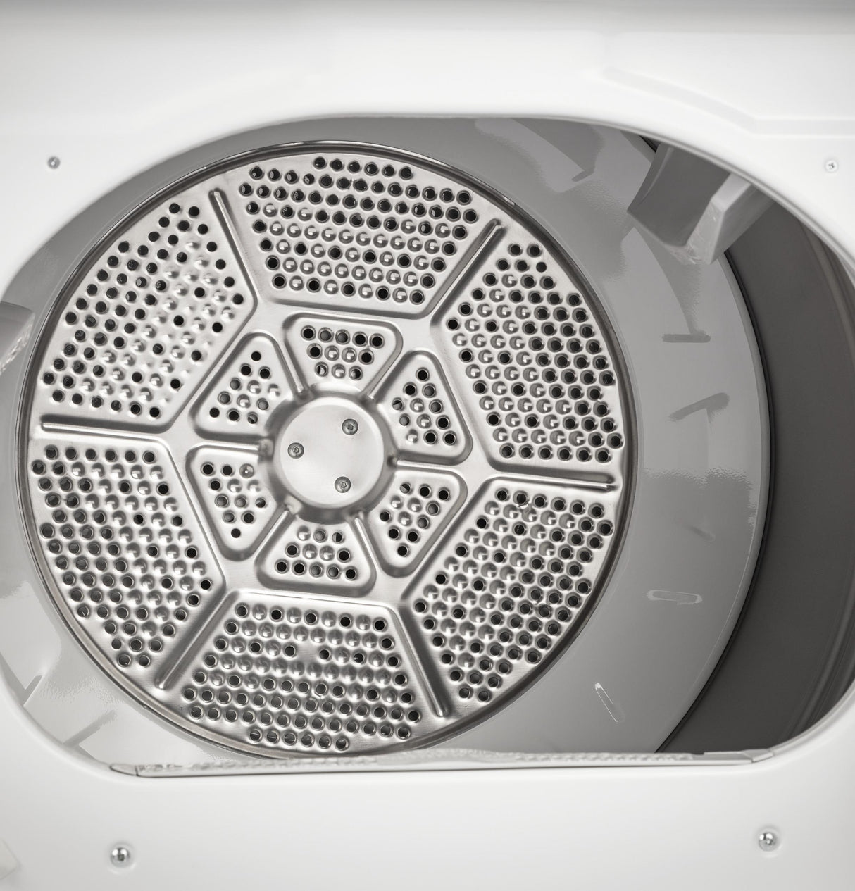 GE® ENERGY STAR® 7.4 cu. ft. Capacity Smart aluminized alloy drum Electric Dryer with Sanitize Cycle and Sensor Dry