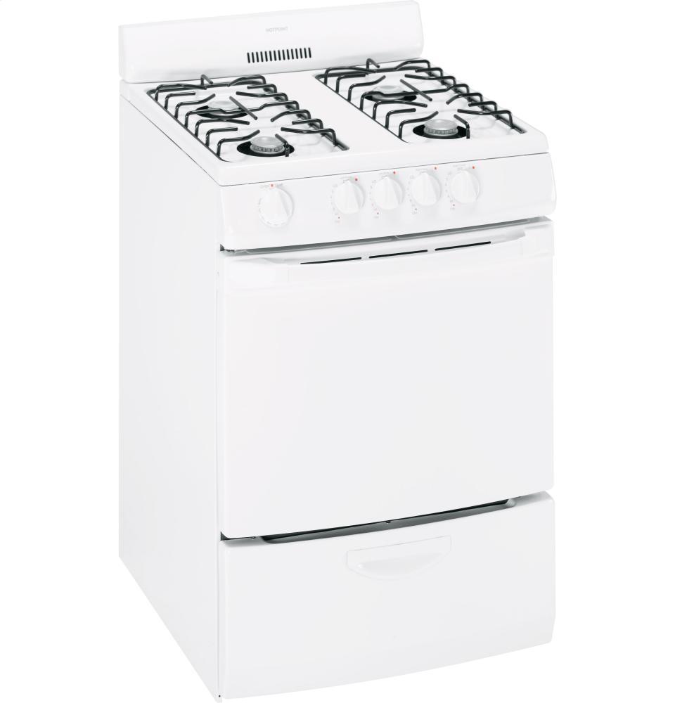 Hotpoint® 24" Free-Standing Gas Range