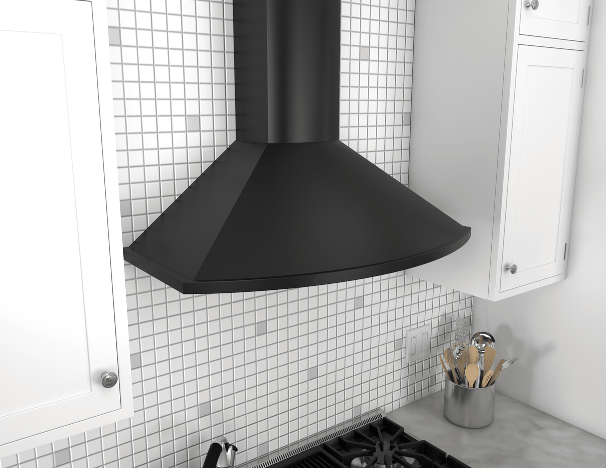 Savona, Wall, 30", Blk, 685CFM, ACT, LED