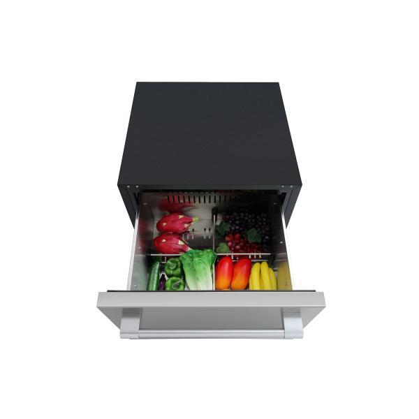 Thor Kitchen - 24 In. 5.3 Cu. Ft. Double Drawer Under-counter Refrigerator In Stainless Steel, Counter Depth