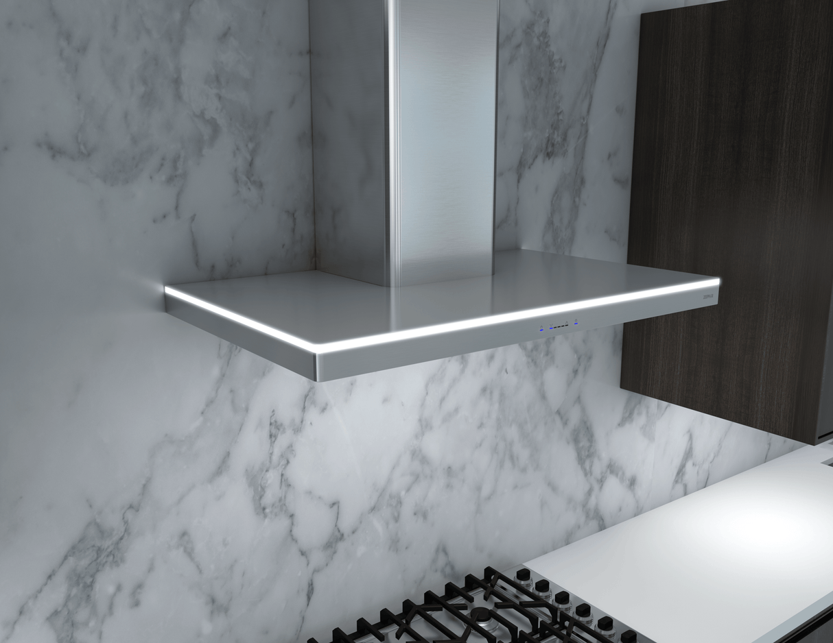 Luce, Wall, 30", SS, 600 CFM, ACT, LED
