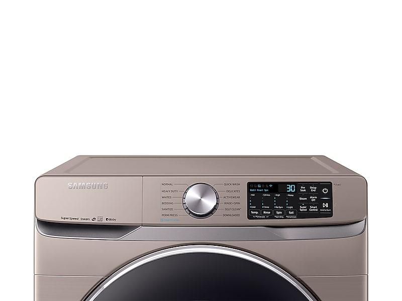 4.5 cu. ft. Smart Front Load Washer with Super Speed in Champagne
