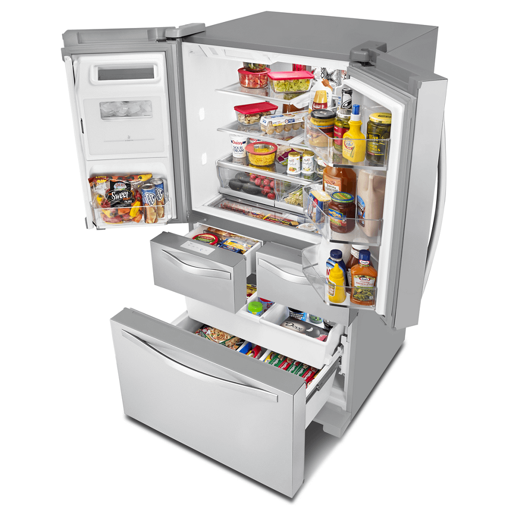 36-inch Wide Double Drawer French Door Refrigerator with Dual Cooling System - 26 cu. ft.