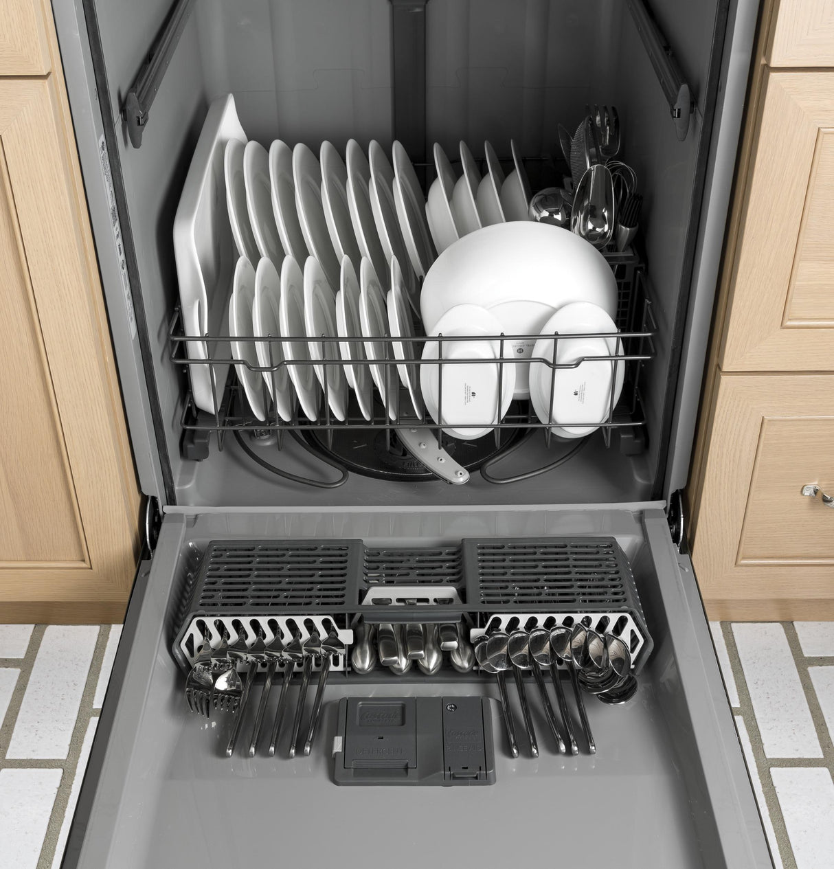 GE® Dishwasher with Front Controls