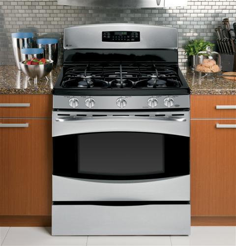 GE Profile™ Series Free-Standing Self-Clean Gas Range