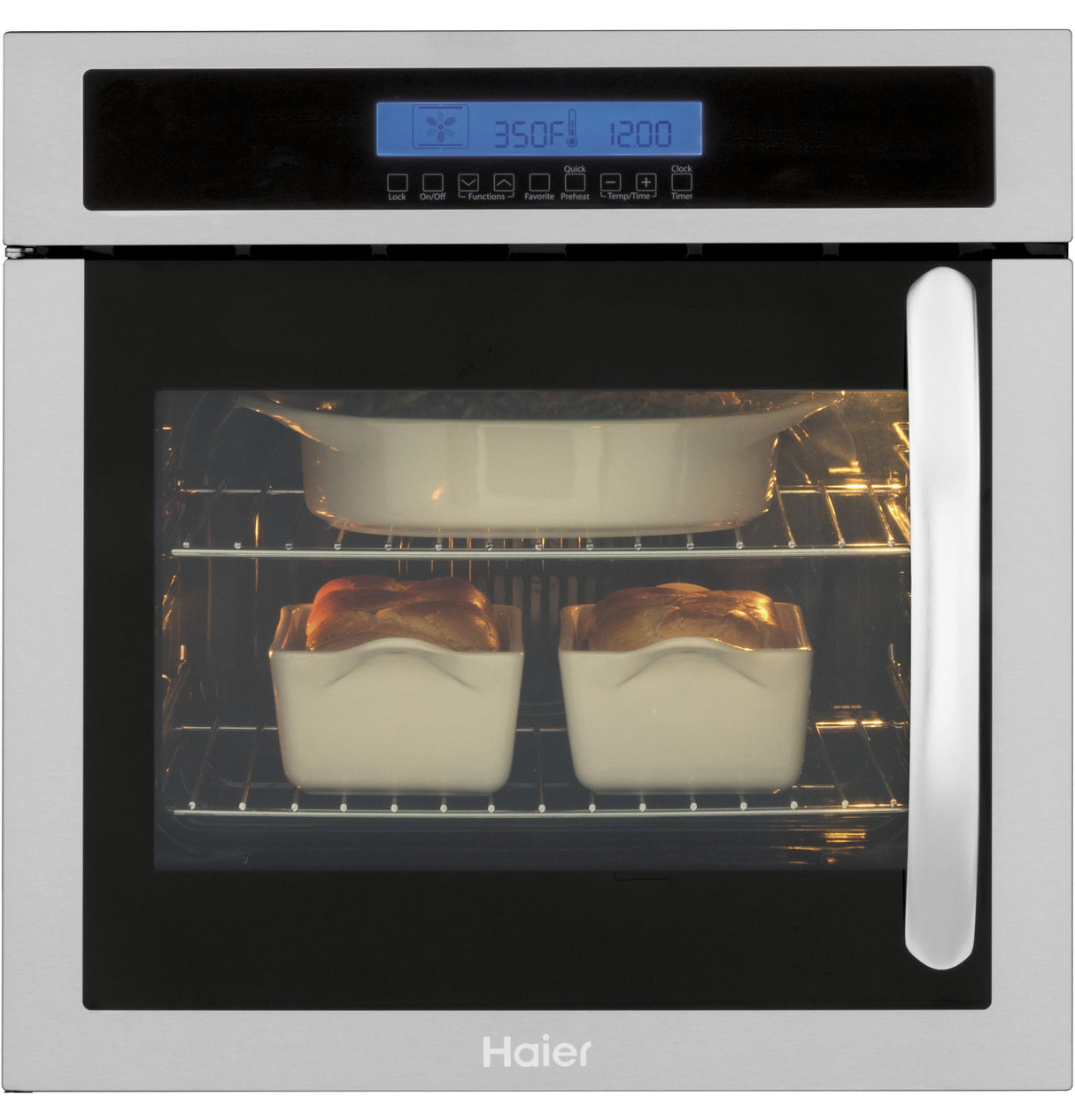 24" Single 2.0 Cu. Ft. Left-Swing True European Convection Oven