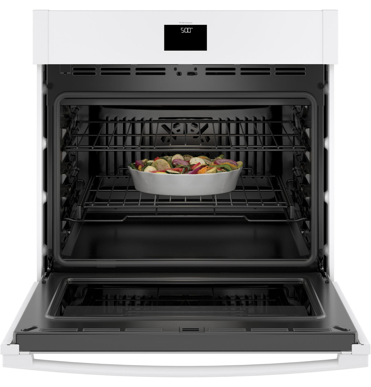 GE® 30" Smart Built-In Self-Clean Convection Single Wall Oven with Never Scrub Racks
