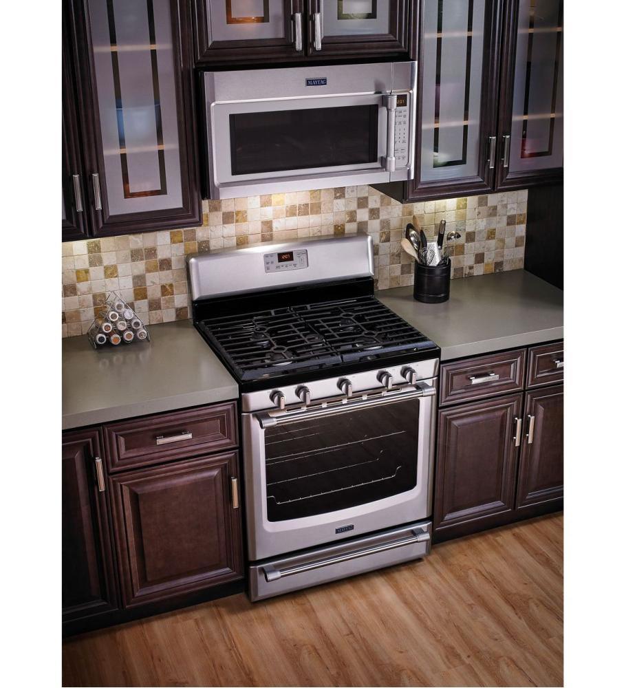 30-inch Wide Gas Range with Convection and Power Burner - 5.8 cu. ft.