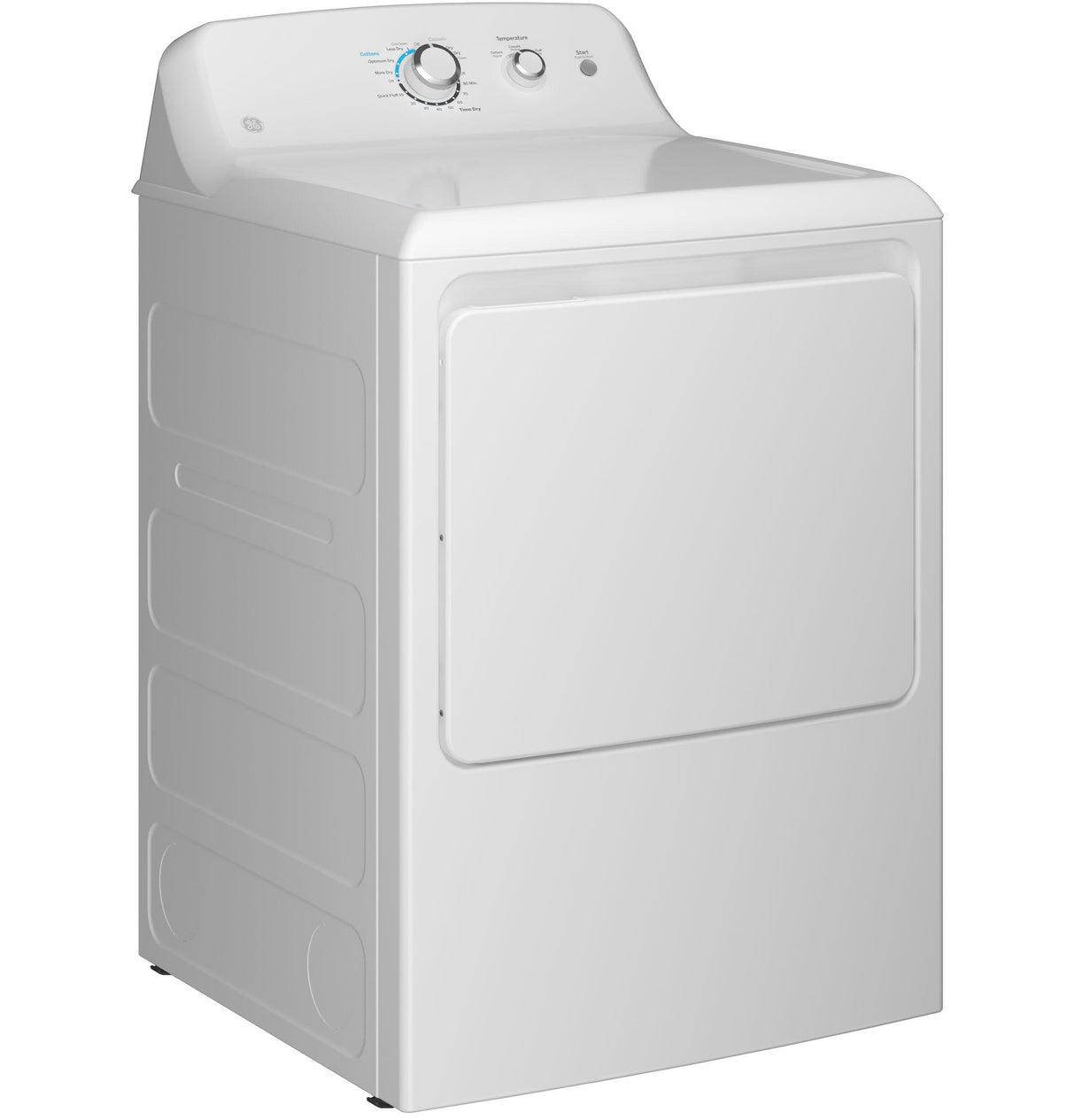 GE 6.2 cu. ft. Capacity Electric Dryer with Up To 120 ft. Venting and Shallow Depth