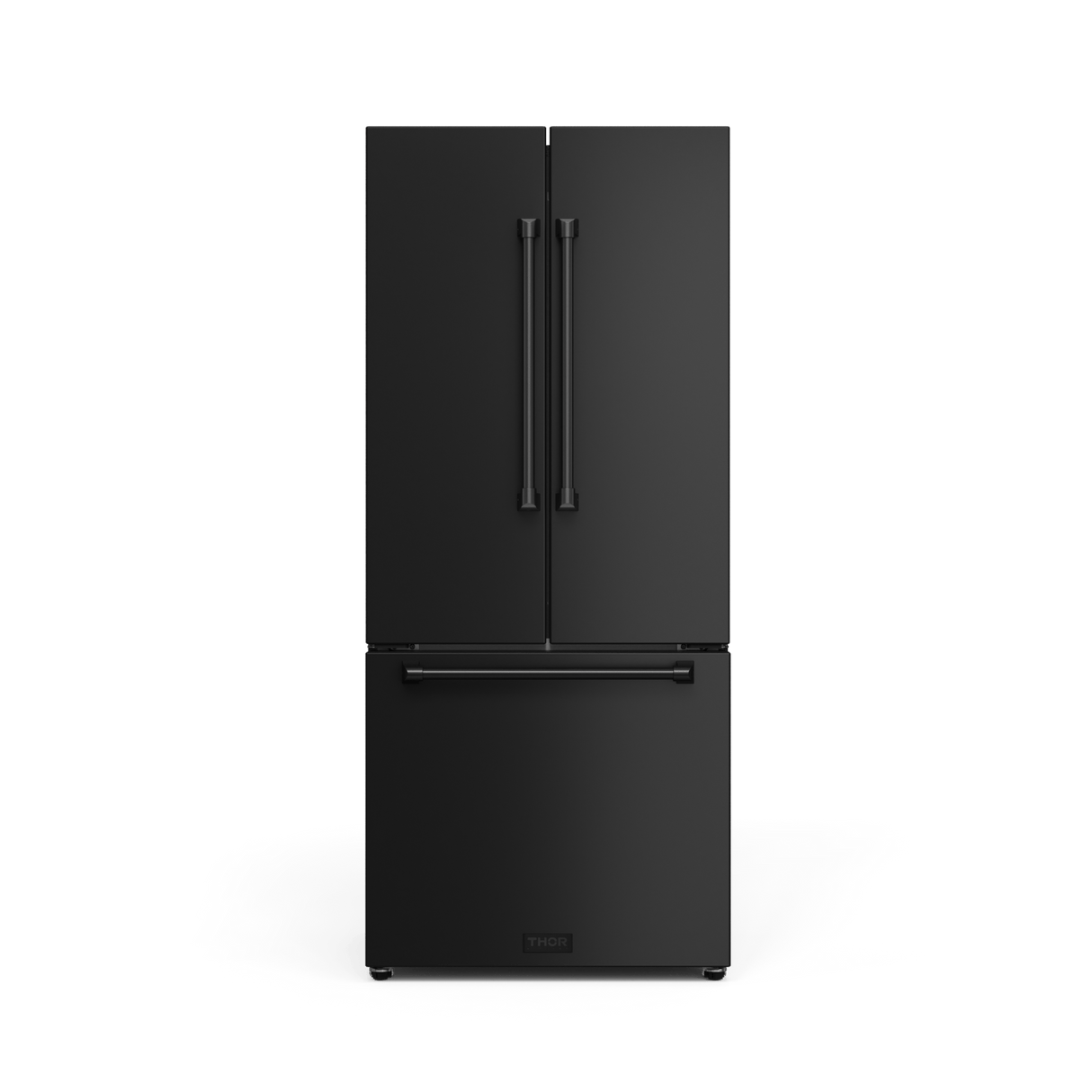 30 Inch 17.5 Cu Ft French Door Counter Depth Refrigerator With Ice Maker In Black Gordon Ramsay Series