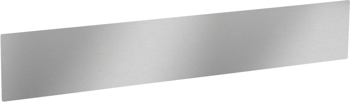 Stainless-steel toe-kick panel - for high-end panelwork of MasterCool toe-kicks.