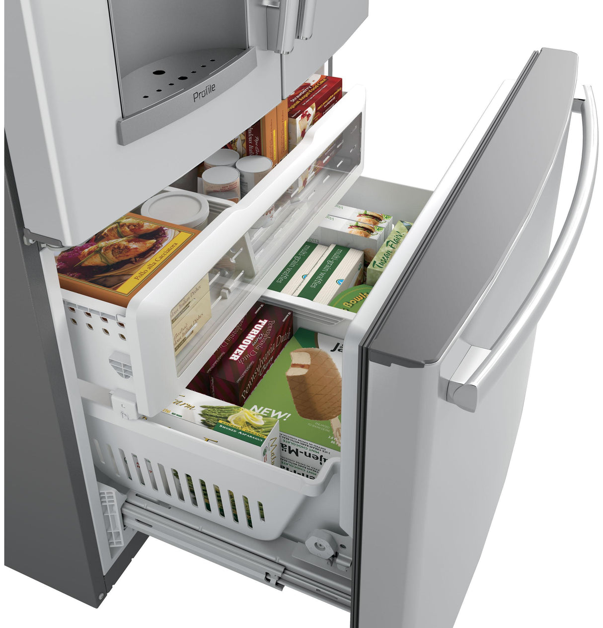 GE Profile™ Series 27.7 Cu. Ft. French-Door Refrigerator with Door In Door and Hands-Free AutoFill
