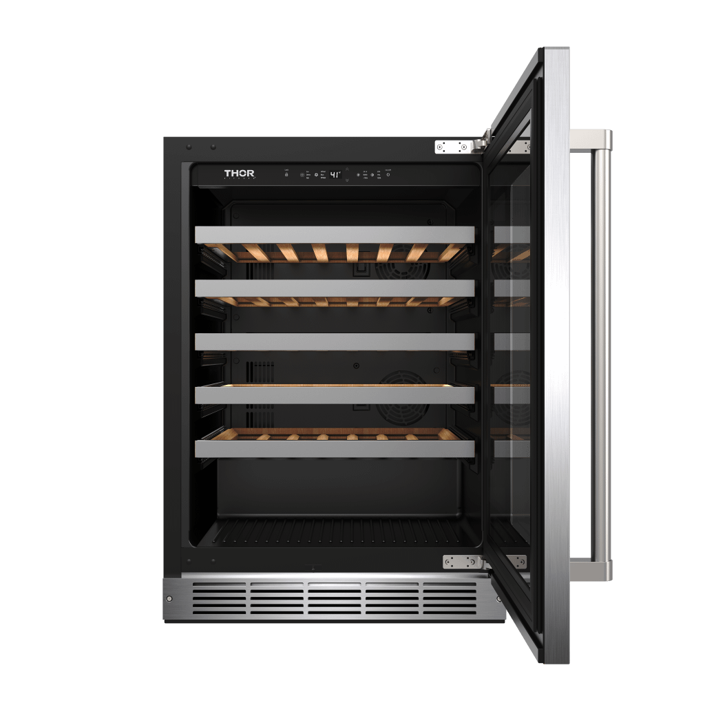 Thor Kitchen 24-inch Single Zone Wine Cooler, 46 Wine Bottle Capacity - Model Twc24us