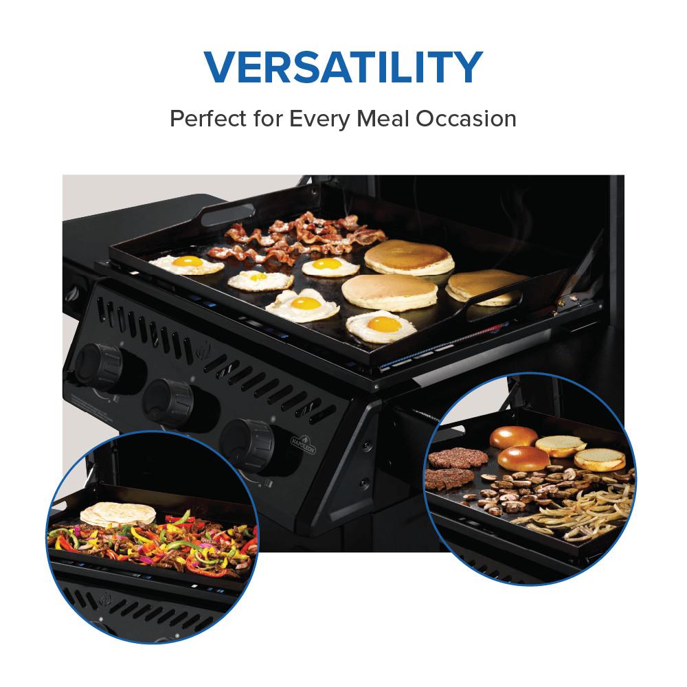 Freestyle? 24 Inch Pre-seasoned Non-Stick Griddle , Propane, Black