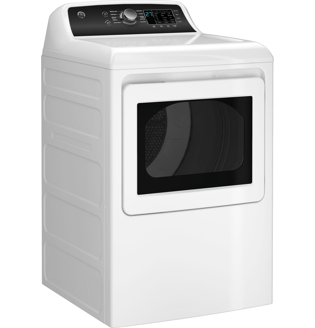 GE® 7.4 cu. ft. Capacity Electric Dryer with Up To 120 ft. Venting and Sensor Dry