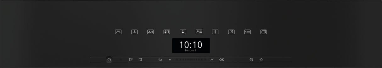 DGC 7470 Obsidian Black - 30" Compact Combi-Steam Oven XL for steam cooking, baking, roasting with networking + BrilliantLight.