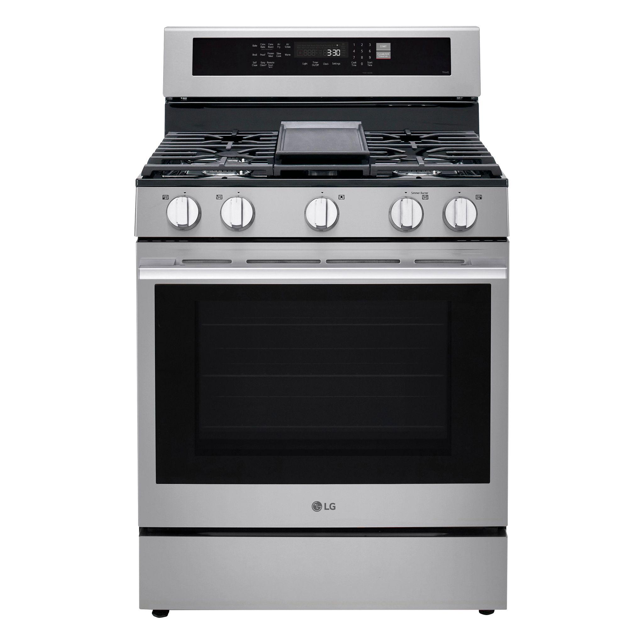 6.3 cu. ft. Smart Wi-Fi Enabled Probake Convection® Gas Range with Air Fry & EasyClean®