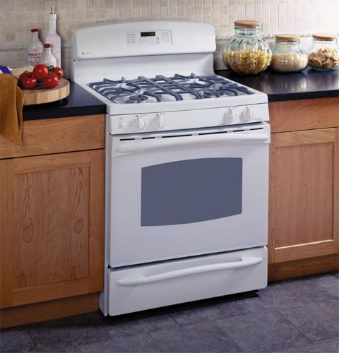 GE Profile Free-Standing Self-Clean Gas Range with Warming Drawer