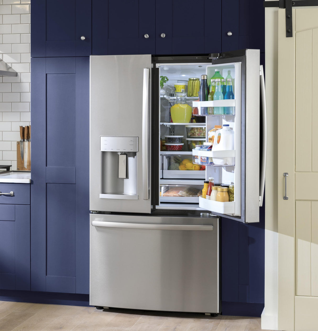 GE® ENERGY STAR® 22.1 Cu. Ft. Counter-Depth French-Door Refrigerator