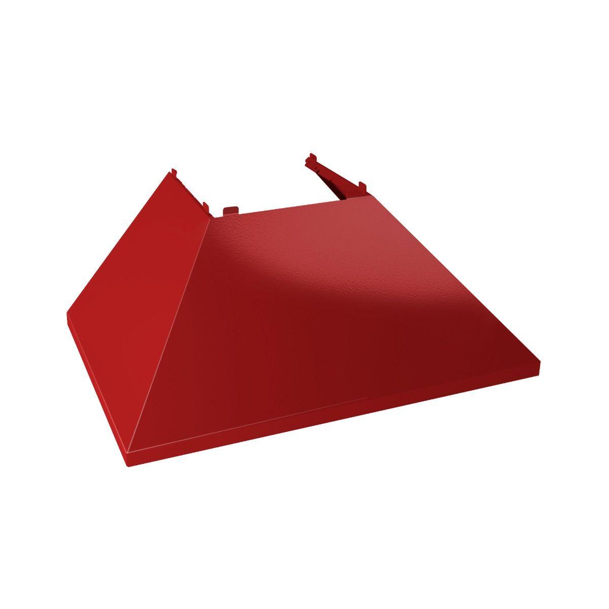 42" Colored Range Hood Shell in Red Gloss (8654-SH-RG-42)-Shell Only