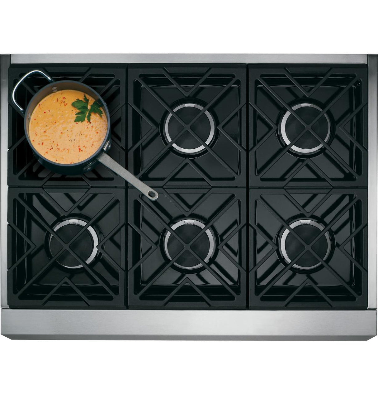 Café™ 36" All-Gas Commercial-Style Range with 6 Burners (Natural Gas)