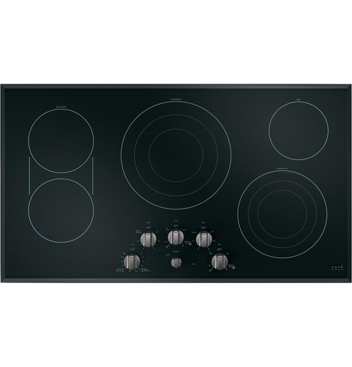Café™ 36" Knob-Control Electric Cooktop