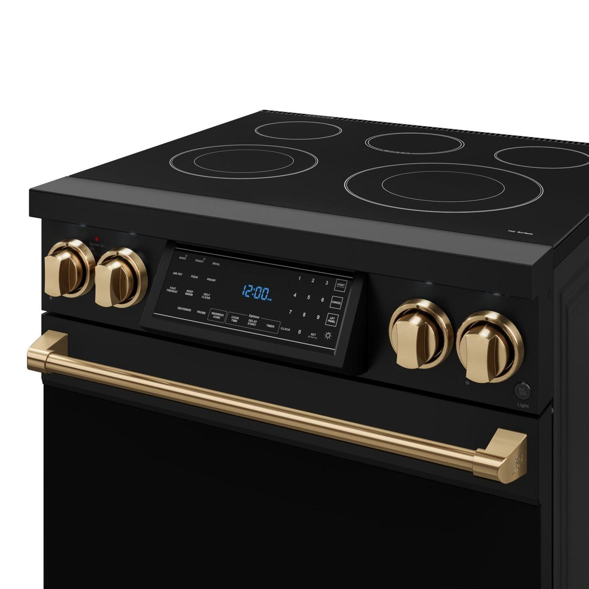 30 Inch Professional Electric Range With Tilt Panel Touch Control In Black/bronze Gordon Ramsay Series