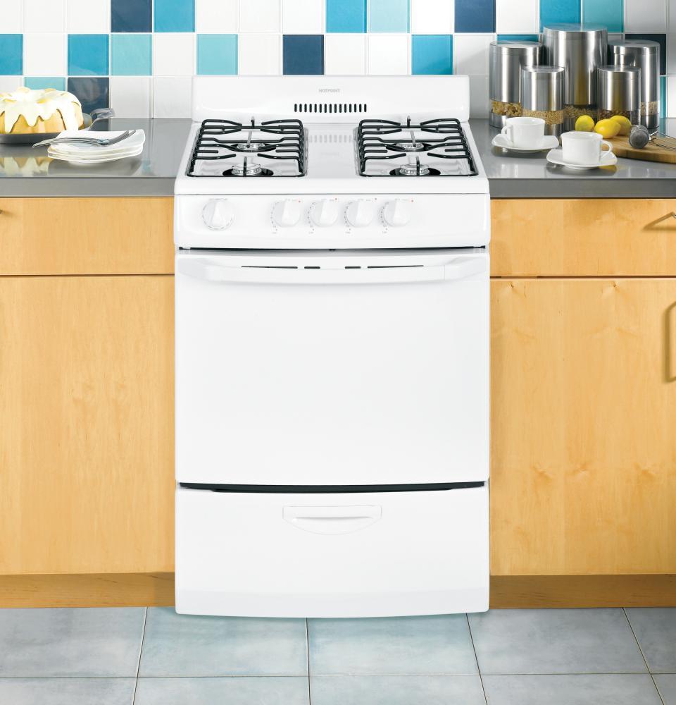 Hotpoint® 24" Free-Standing Gas Range