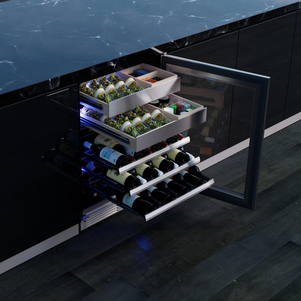 Wine and Weed 24" Panel Ready Glass RH
