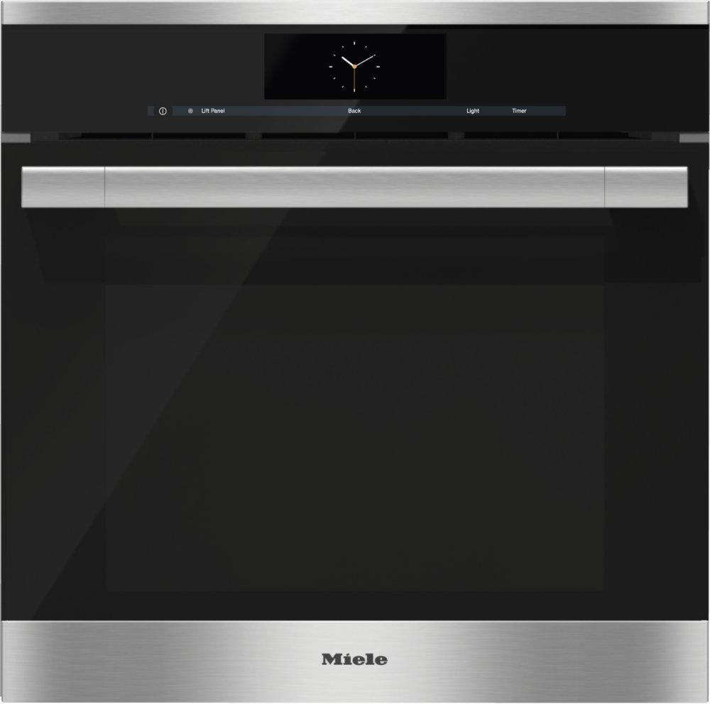 DGC 6765 - Steam oven with full-fledged oven function and XXL cavity - the Miele all-rounder with water (plumbed) connection for discerning cooks.