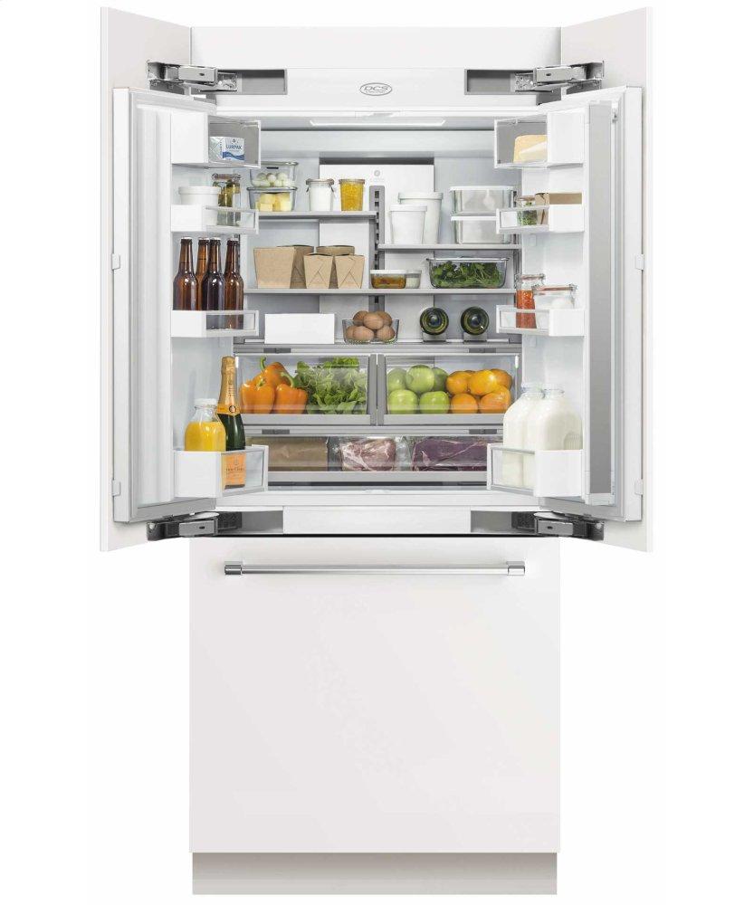 DCS Activesmart Refrigerator 36" Integrated French Door With Ice - 80" / 84" Tall