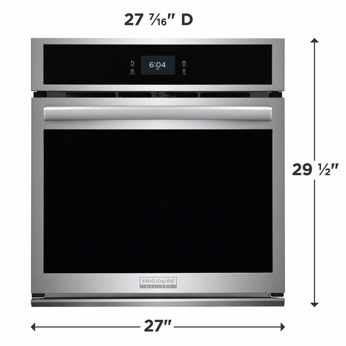 27" Single Electric Wall Oven with Total Convection