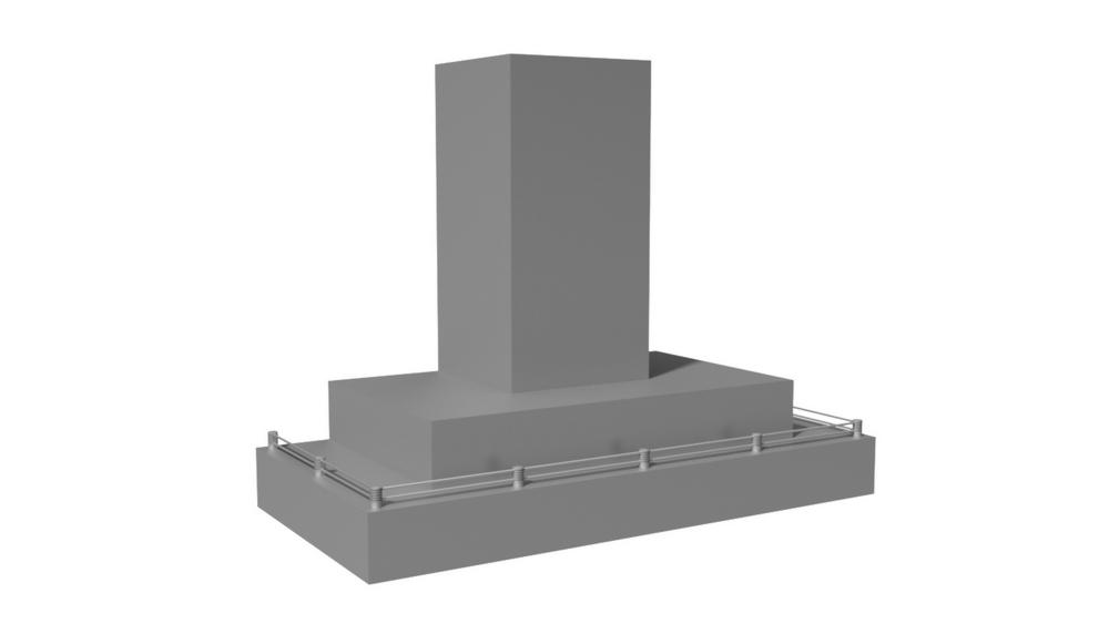 30" 300 CFM Contemporary Wall Mount Range Hood Stainless Steel