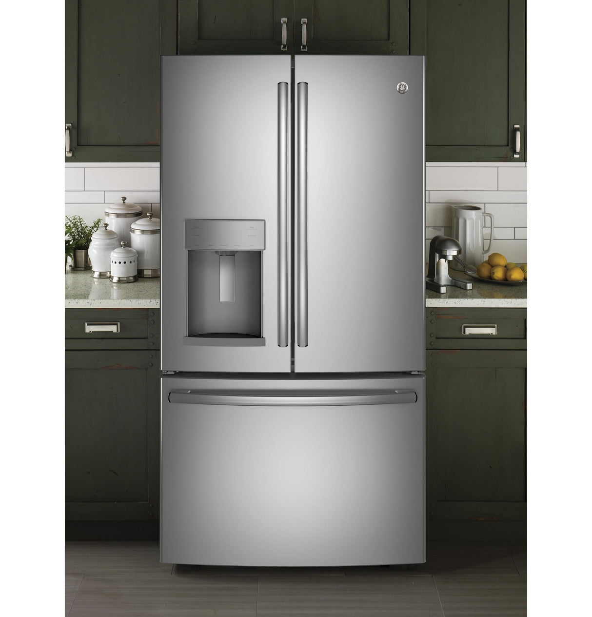 GE® 22.2 Cu. Ft. Counter-Depth French-Door Refrigerator