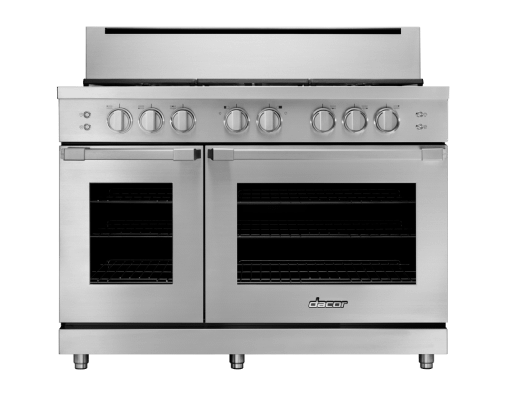 Gas Pro Range, Silver Stainless Steel, Natural Gas