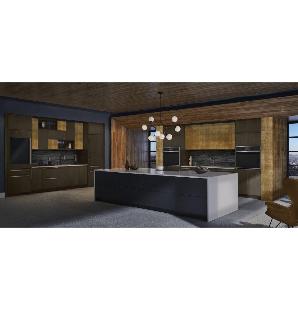 Monogram 30" Integrated Glass-Door Refrigerator for Single or Dual Installation