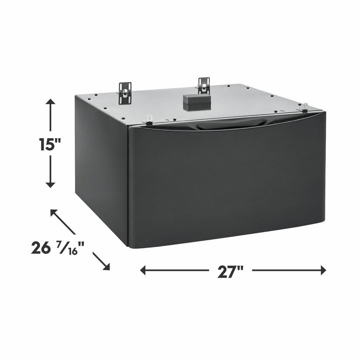 Luxury-Glide® Pedestal with Spacious Storage Drawer