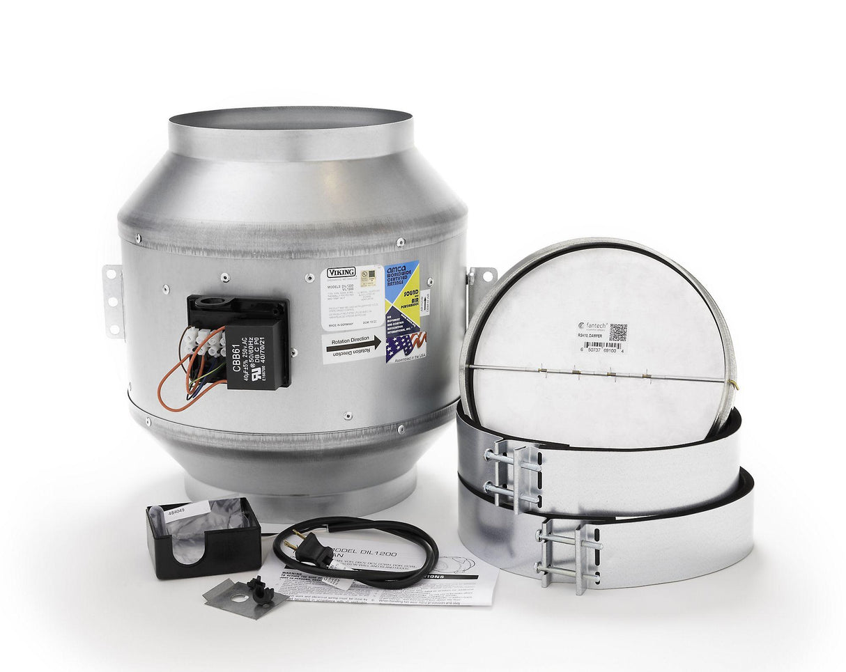 1200 CFM In-Line Ventilator Kit