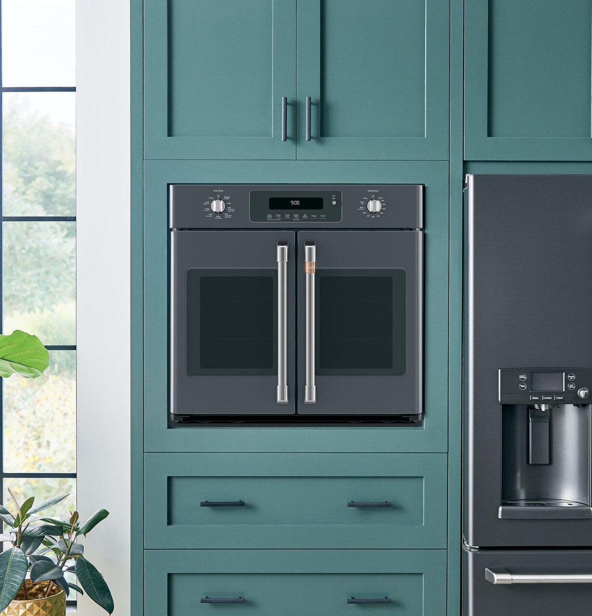 Café™ 30" Smart French-Door Single Wall Oven with Convection