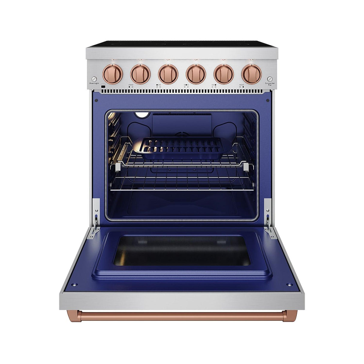 30 Inch Professional Electric Range With Precision Knob Control In Stainless Steel and Rose Gold Gordon Ramsay Series