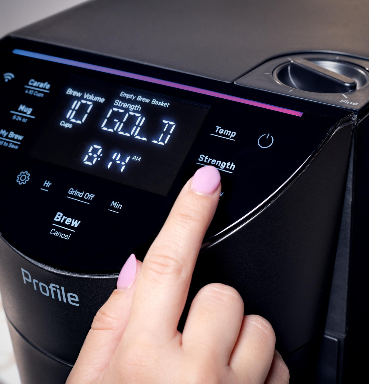 GE Profile™ Smart Grind and Brew Coffee Maker with Podless Single Serve
