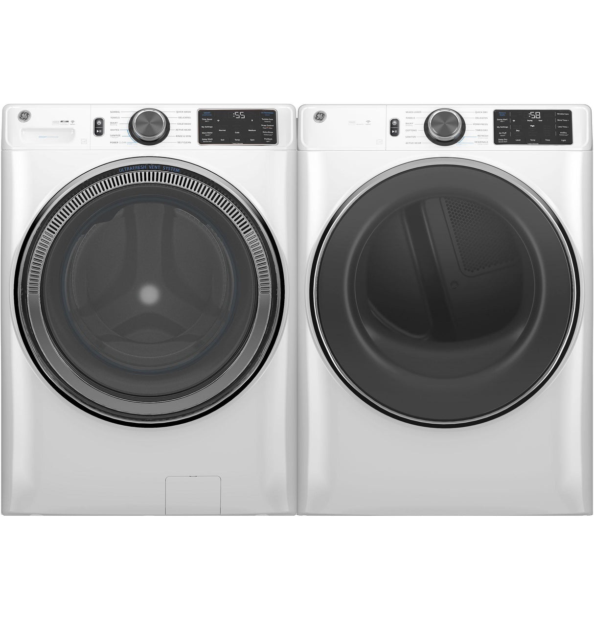 GE® ENERGY STAR® 5.0 cu. ft. Capacity Smart Front Load Steam Washer with SmartDispense™ UltraFresh Vent System with OdorBlock™ and Steam