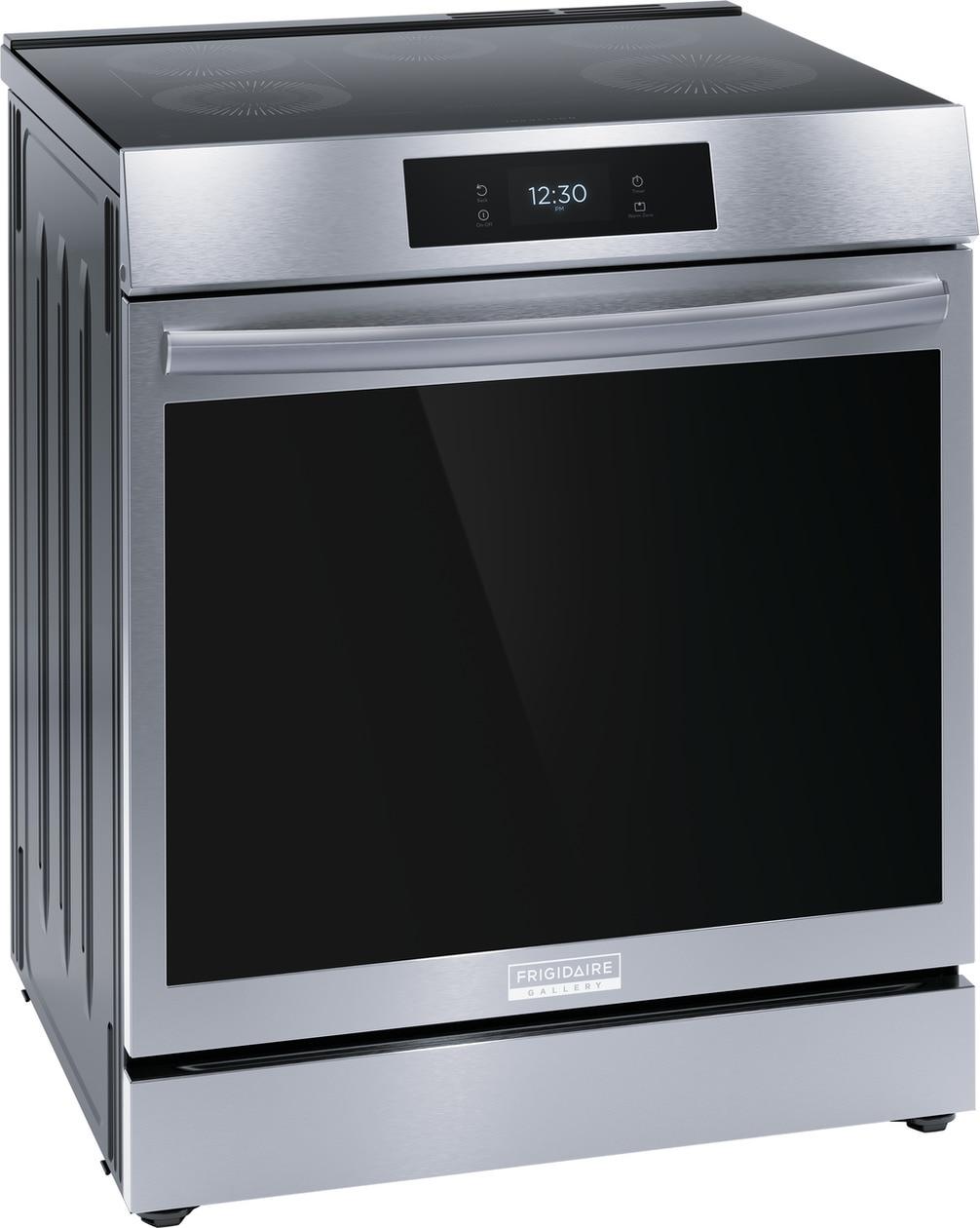 30" Front Control Induction Range with Total Convection