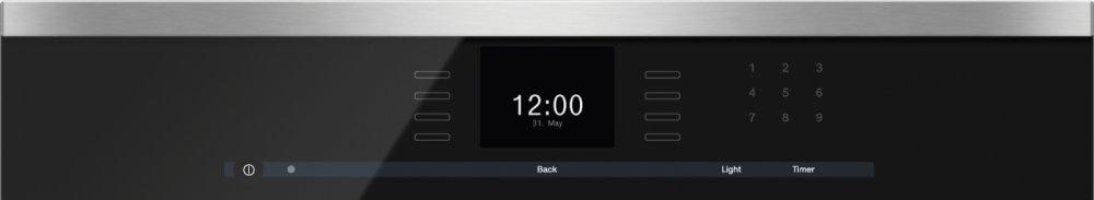 DG 6500 - Built-in steam oven with a large text display and SensorTronic controls for extra convenience.
