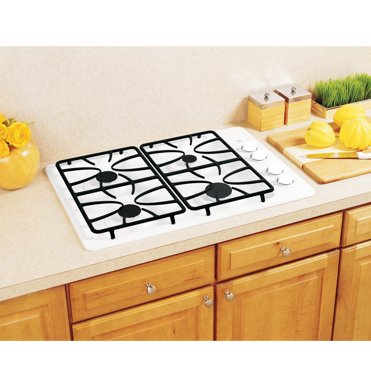 GE® 30" Built-In Gas Cooktop